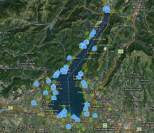 Schermata mappa Lago di Garda 
